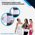 NYOrtho Abdominal Binder Lower Waist Support Belt - Compression Wrap for Men and Women MADE IN USA (30" - 45") 4 Panel - 12"