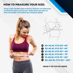 NYOrtho Abdominal Binder Lower Waist Support Belt - Compression Wrap for Men and Women MADE IN USA (30" - 45") 4 Panel - 12"