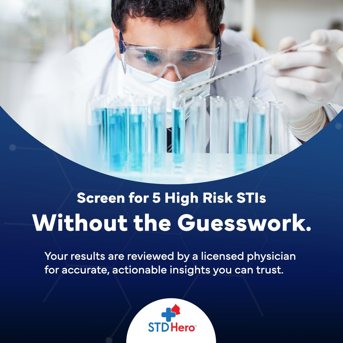STD Hero at-Home HPV & Oral HPV Test Bundle – Easy Private Screening Kit for Men & Women, Discreet at-Home Use