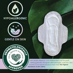 L. Ultra Thin Pads for Women, Regular Absorbency, Organic Cotton Top Layer, Unscented Pads with Wings, 56 Count
