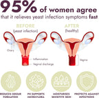 Yeast Infection Treatment for Women | Boric Acid Suppositories For Women | Helps Relieve Itching & Irritation | Vaginal Aid for Inflammation, Dryness & Watery Discharge | 12 Vaginal Suppositories