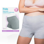 Frida Mom Postpartum Underwear, Disposable Boyshort Panties, High-Waist, Seamless, Stretch Support for Postpartum Recovery, Size XL (Waist 42"-64" Stretched), Pack of 8