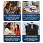 Flowflex Plus RSV + Flu A/B + COVID Home Test, 4-in-1 Home Test Kit, Rapid Results in 15 Minutes, OTC At-Home Antigen Test for Adults & Children (1 Test)
