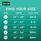 Depend Fresh Protection Adult Diapers, Incontinence & Postpartum Bladder Leak Underwear for Women, Disposable, Maximum, Medium, Blush, 30 Count, Packaging May Vary