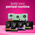 U by Kotex Ultra Thin Pads, Clean & Secure, Regular Absorbency, 60 Count (Packaging May Vary)