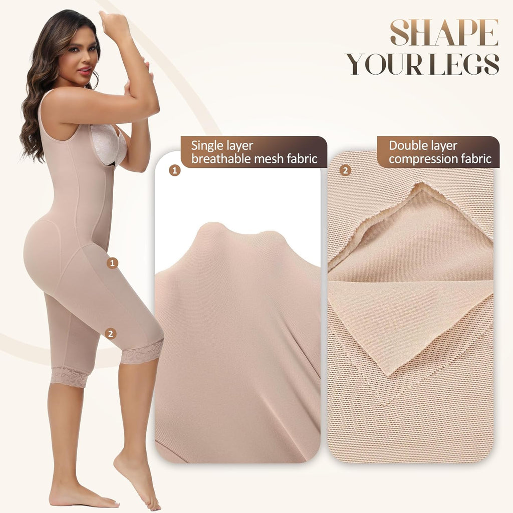 M MYODRESS Fajas Colombianas Moldeadoras Faja Body Shaper Tummy Control Shapewear for Women Post Surgery Compression Garment