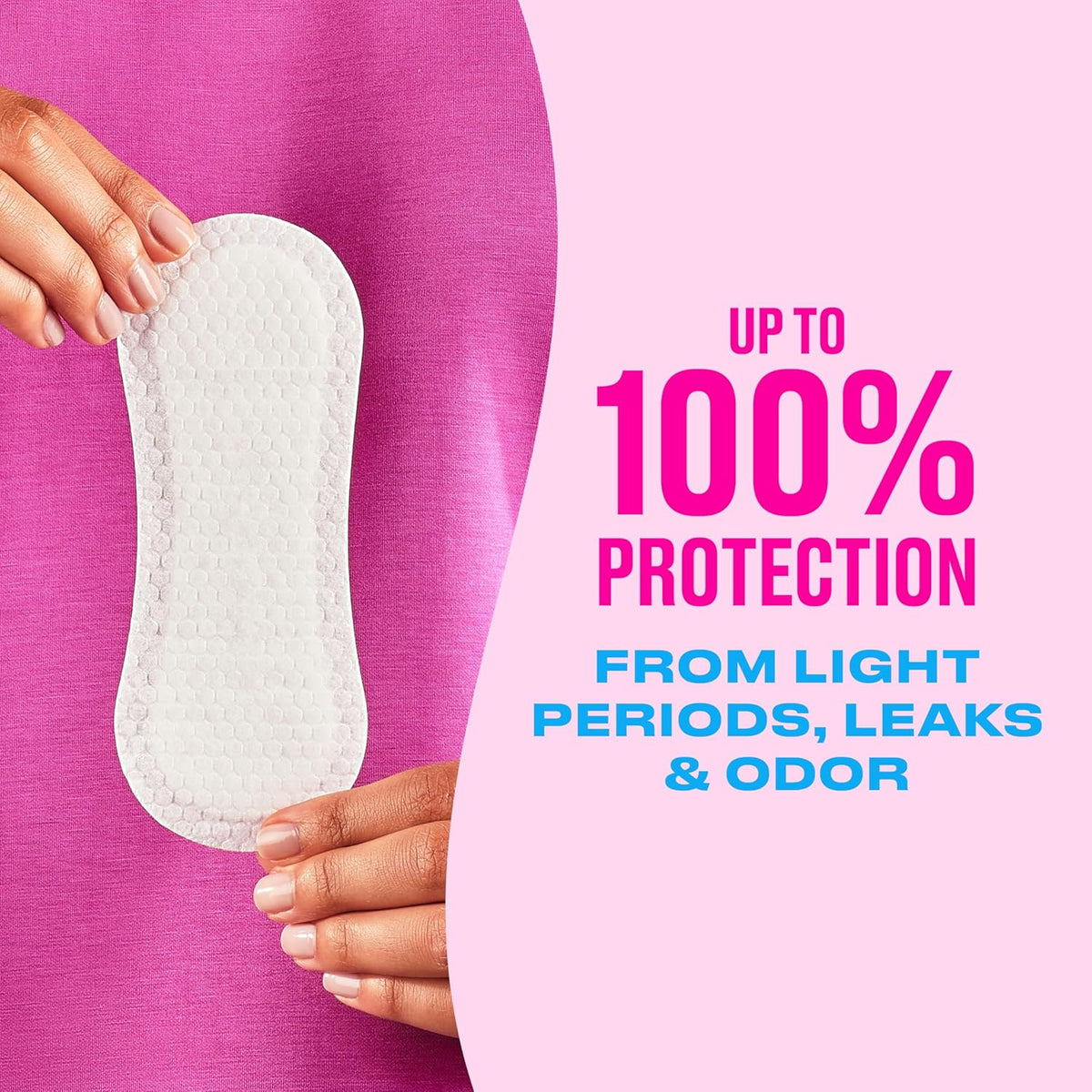 Carefree Regular Panty Liners, Extra Long, Unscented, 93ct, 8 Hour Odor Control