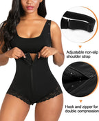 SHAPERX Women's Fajas Colombianas Shapewear Postpartum Tummy Control Body Shaper Girdles Compression Garment
