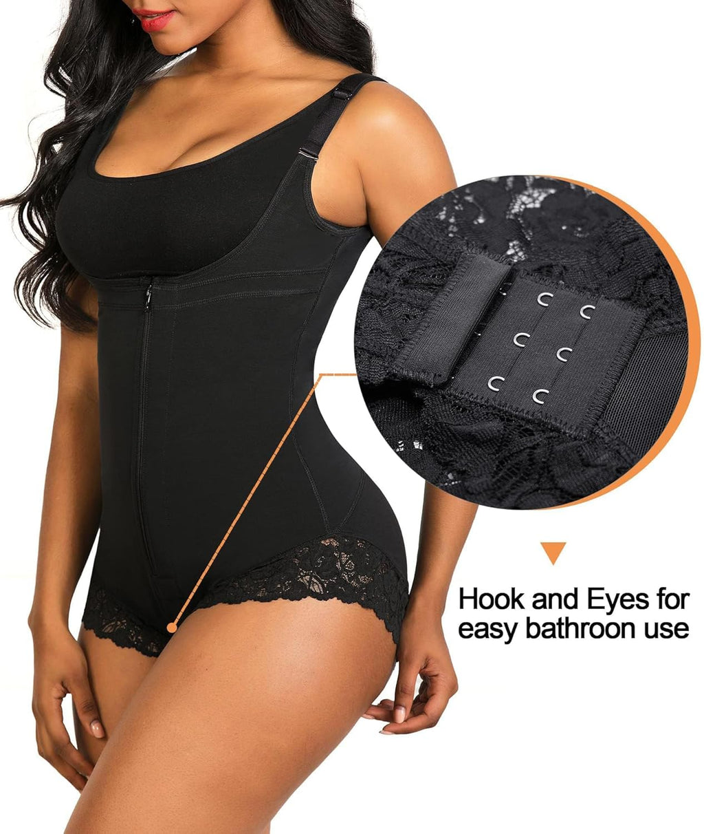 SHAPERX Women's Fajas Colombianas Shapewear Postpartum Tummy Control Body Shaper Girdles Compression Garment