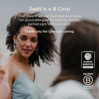 Saalt Soft Menstrual Cup – Reusable Period Cup – Made for Comfortable, Leak-Free Protection Up to 12 Hours – BPA & Latex Free – Includes Cup & Carry Bag (Regular Grey/Small Desert Blush)