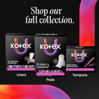 Kotex Daily Wrapped Liners, Light Absorbency, Thin, 162 Count (Packaging May Vary)