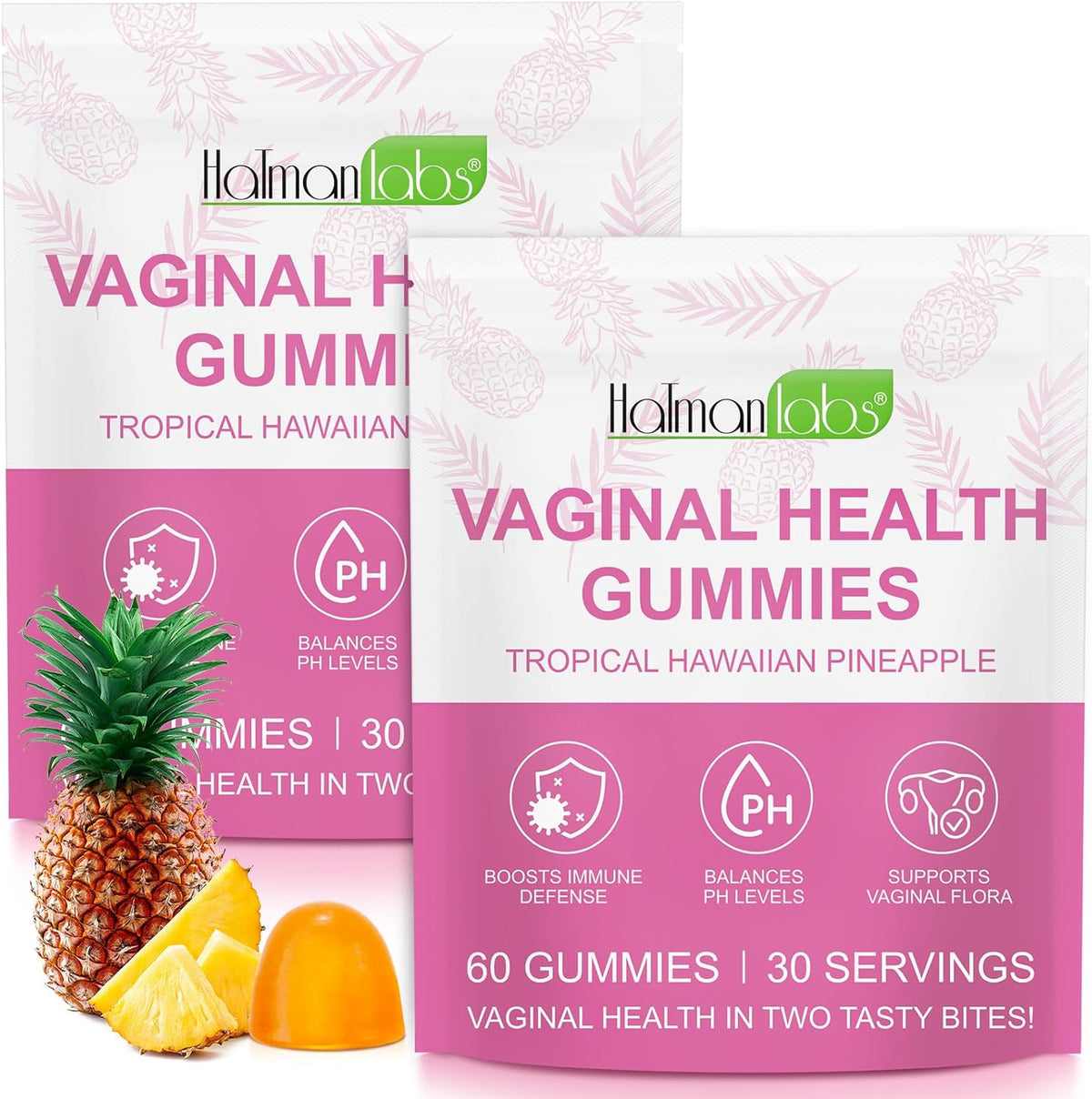 newseel Vaginal Probiotics Gummies,Feminine Balance Gummies for Women,Womens Vaginal Health Supplement,Improve Immune,Promotion of Womens Health - 60 Gummies(2Pack)