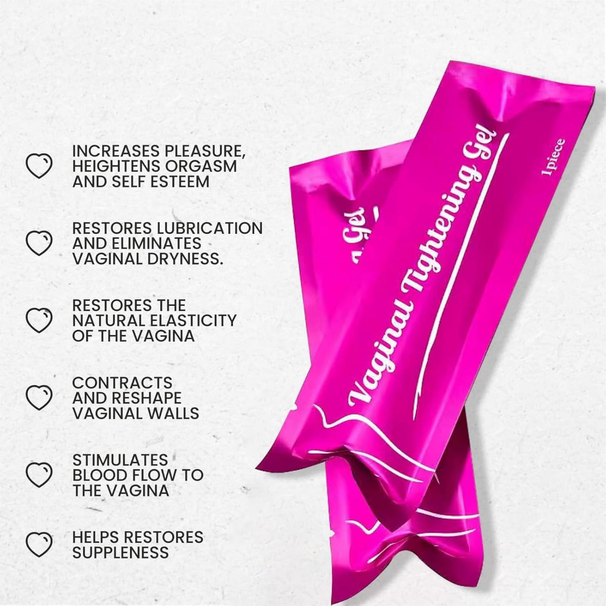 Premium Vaginal Tightening Gel Oil Cream for Women –Gentle Firming & Rejuvenating Feminine Care Cream | Best Formula (20, Bag)