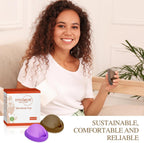 YTYOMUR Reusable Menstrual Disc - Soft & Comfortable, Leakproof Menstrual Cup Alternative - Set of 2 (Large & Small Sizes)