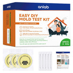Mold Test Kit for Home - Do It Yourself Home Mold Detector | Test HVAC System | Home Surfaces | Indoor Air Quality Testing Kit - Identification Guide Included - Sealed Separately (Items of 9)