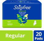Stayfree Ultra Thin Regular Pads With Wings 60 Pack