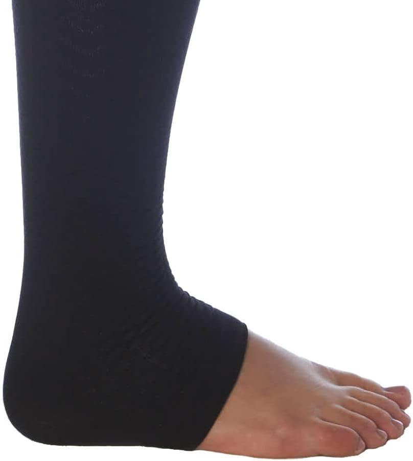 Lipedema Lymphedema, POTS support high compression leggins (K2=25-30 mmHg) - (Black, L)