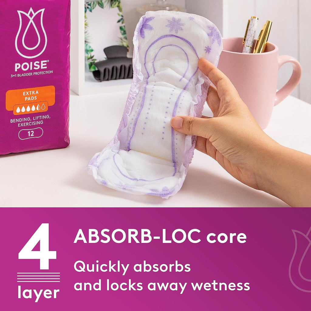 Poise Pads For Bladder Leaks Regular 16 Count
