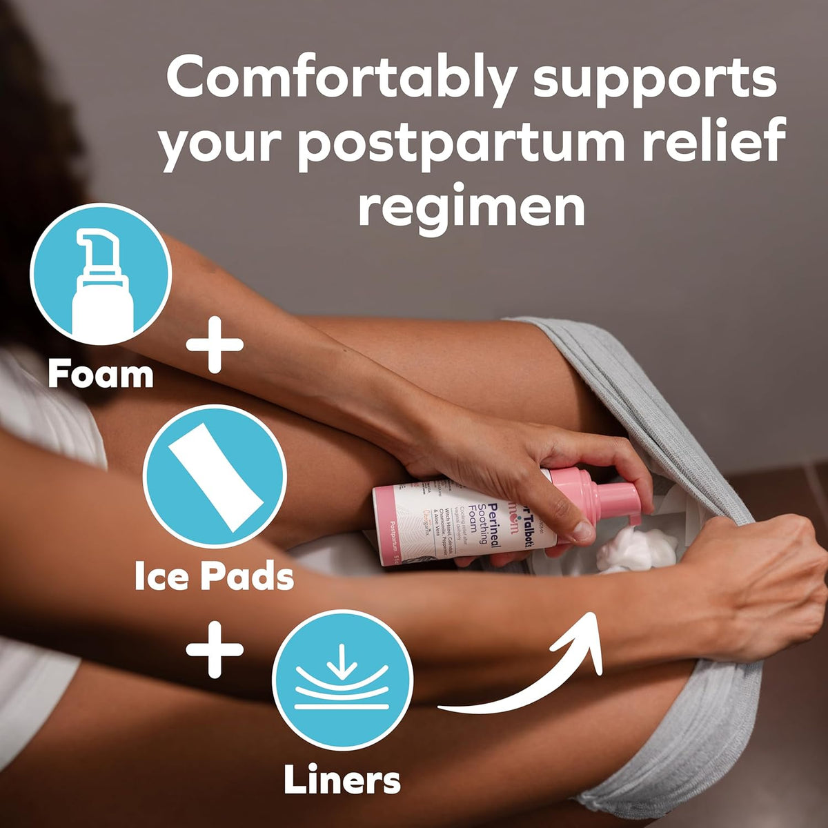 Dr. Talbot's Mom Postpartum Underwear, Disposable Boyshorts - Stretchy Breathable Support