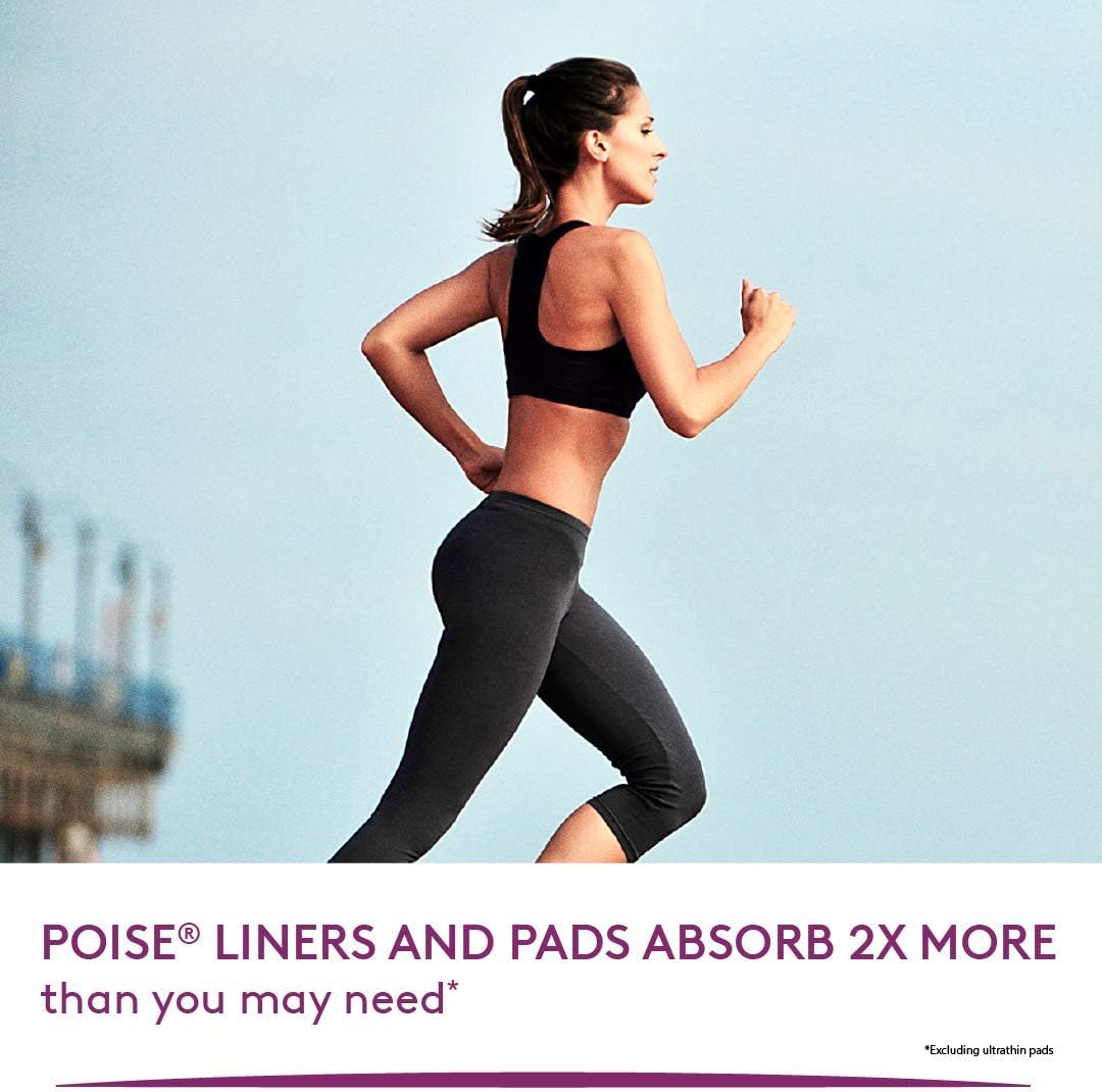 Poise Pads For Bladder Leaks Overnight 8 Count (Pack of 3)