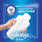 Always Infinity Feminine Pads with Wings for Women, Size 5, Extra Heavy Overnight, Unscented, 22 Count - Pack of 3 (66 Count Total)