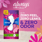 Always Infinity Feminine Pads with Wings for Women, Size 5, Extra Heavy Overnight, Unscented, 22 Count - Pack of 3 (66 Count Total)