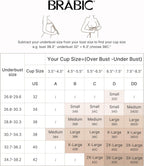 BRABIC Womens Wireless Front Closure Bra Post Surgery Compression Mastectomy Surgical Support Full Coverage Bralette