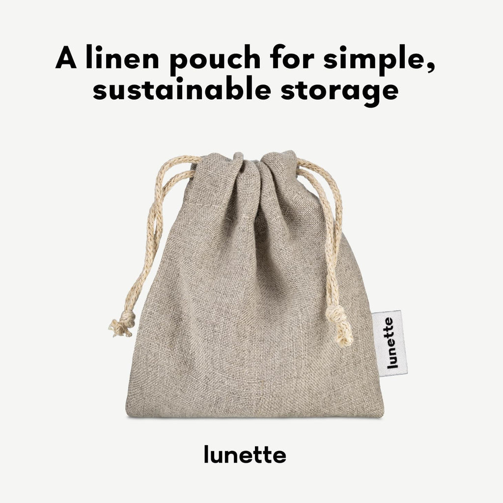 Lunette Menstrual Cup Reusable BPA Free Period Cup with 12-Hour Leak Free Comfort - Soft 100% Medical-Grade Silicone - Eco-Friendly Pad & Tampon Alternative – Vegan - Made in Finland - Size 1 Blue