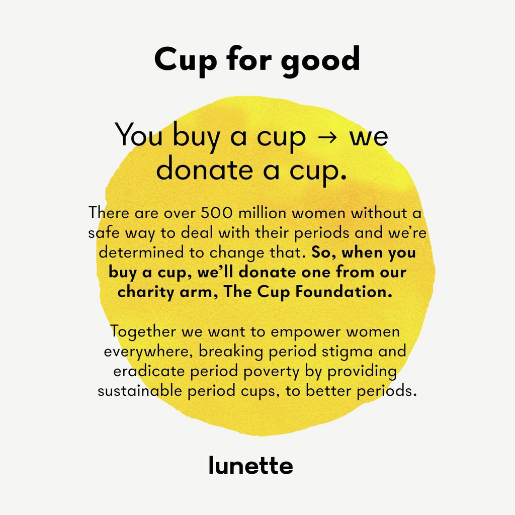Lunette Menstrual Cup Reusable BPA Free Period Cup with 12-Hour Leak Free Comfort - Soft 100% Medical-Grade Silicone - Eco-Friendly Pad & Tampon Alternative – Vegan - Made in Finland - Size 1 Blue