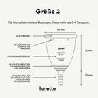Lunette Menstrual Cups and Discs