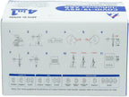 AHPC 4 in 1 COVID-19/RSV/Influenza A&B Antigen Test Kit - Rapid Antigen Test - COVID Flu RSV Kit with Nasal Swab - Convenient RAT Test - COVID Rapid Antigen for Home Use - Respiratory Testing - 1 Carton = 600 Tests (60 x 10 Pack)