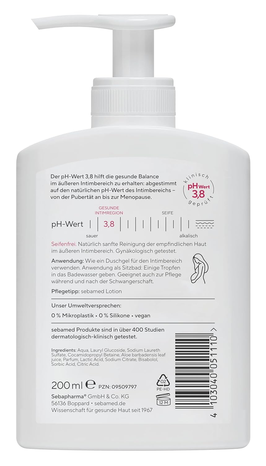 Sebamed Intimate Cleansers 200 ml