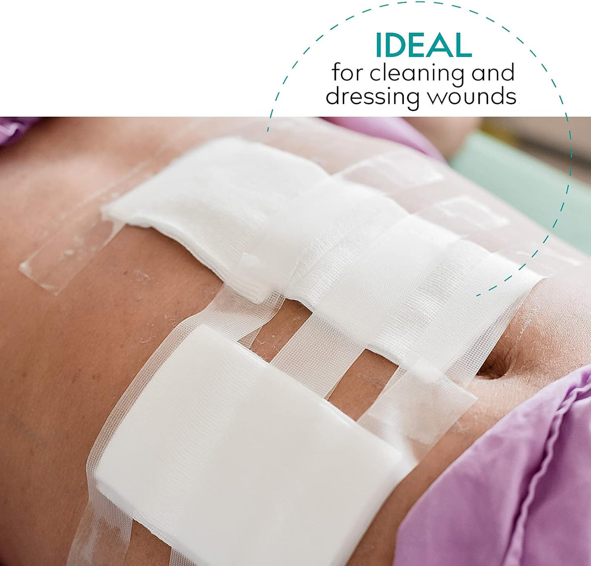 Medrull Wound Dressings and Gauze Sterile 10 cm 5 pieces