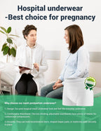 HANSILK Disposable Maternity Knickers Postpartum Underwear Breathable & Stretchable High Density Pants