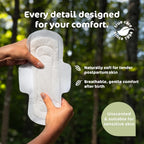 Naty Bed Protectors Organic Postpartum 10 pieces