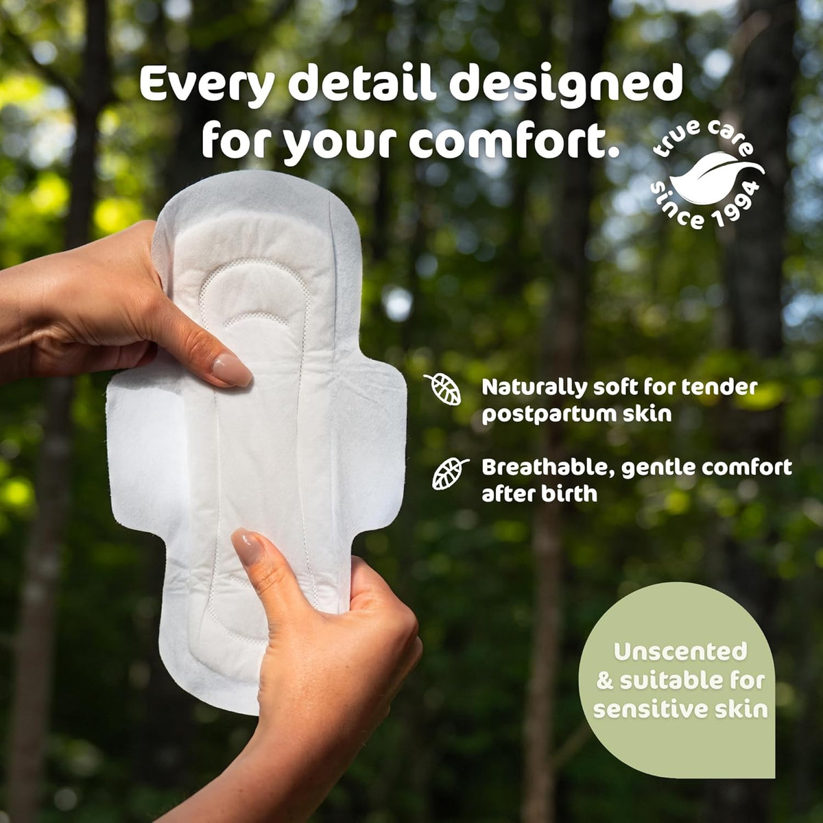 Naty Bed Protectors Organic Postpartum 10 pieces