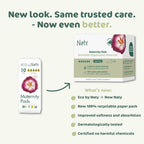 Naty Bed Protectors Organic Postpartum 10 pieces