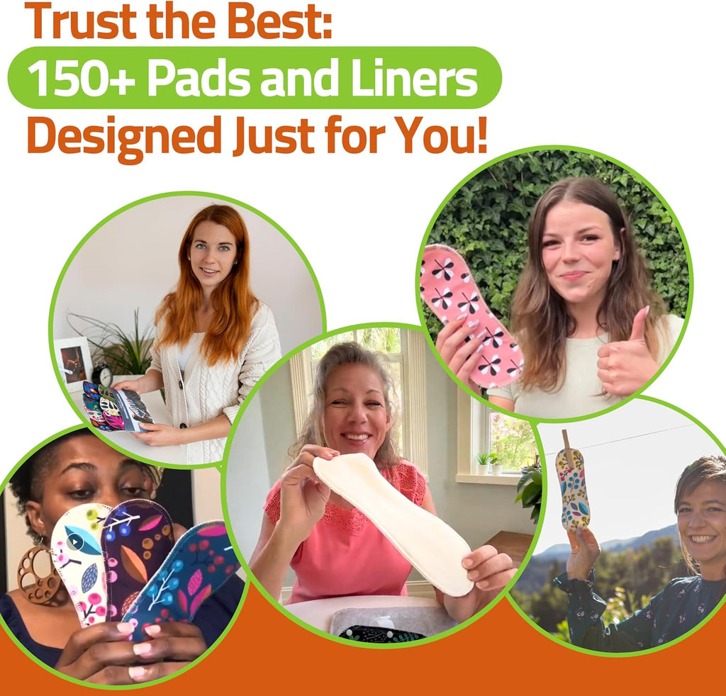 Waschbare Panty Liners Reusable Organic