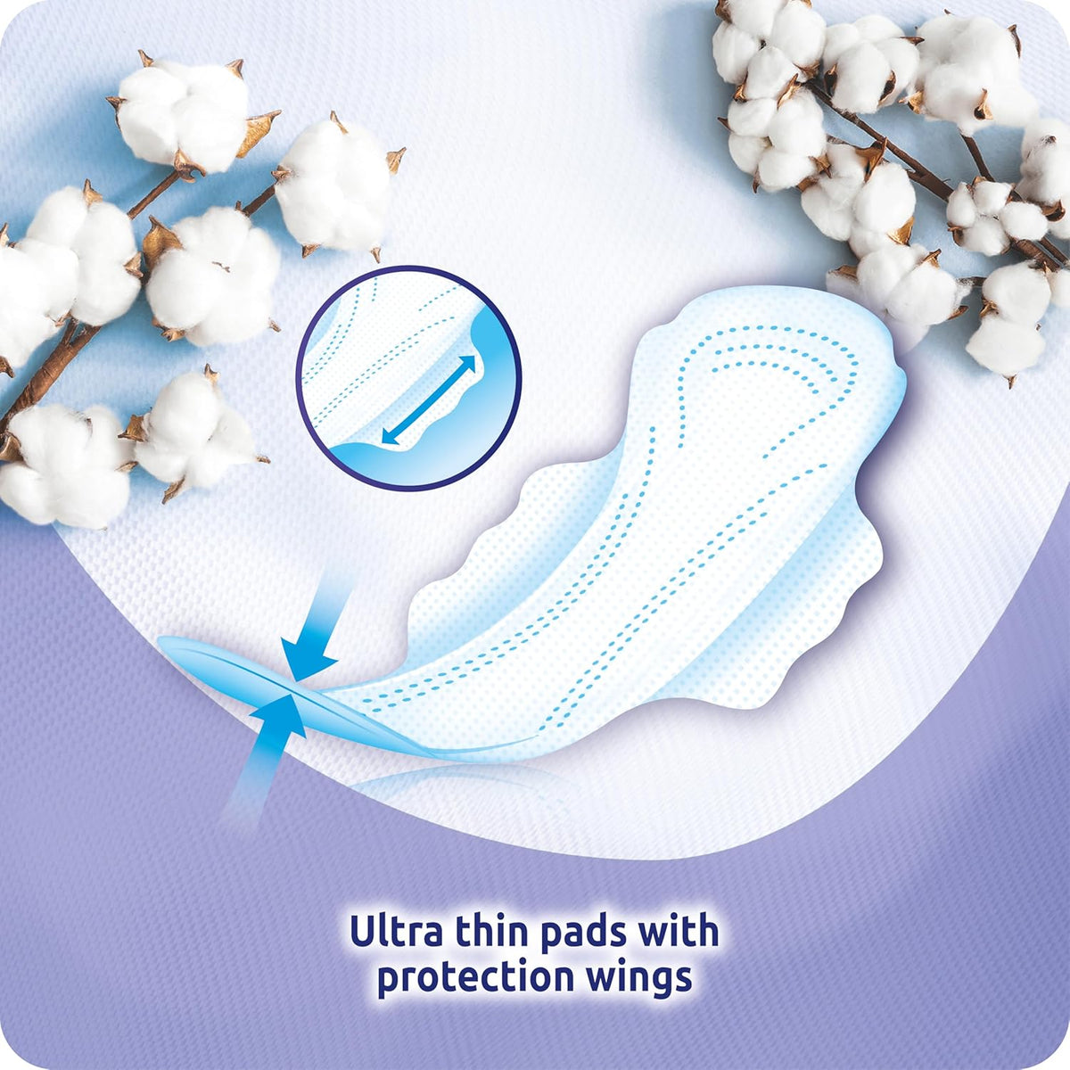 EveryDay Sanitary Pads Overnight 18 pieces