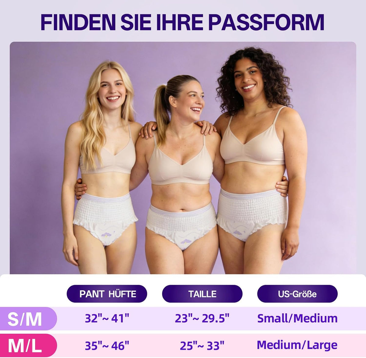 Einweg-Inkontinenzunterwasche Incontinence Products Disposable Overnight