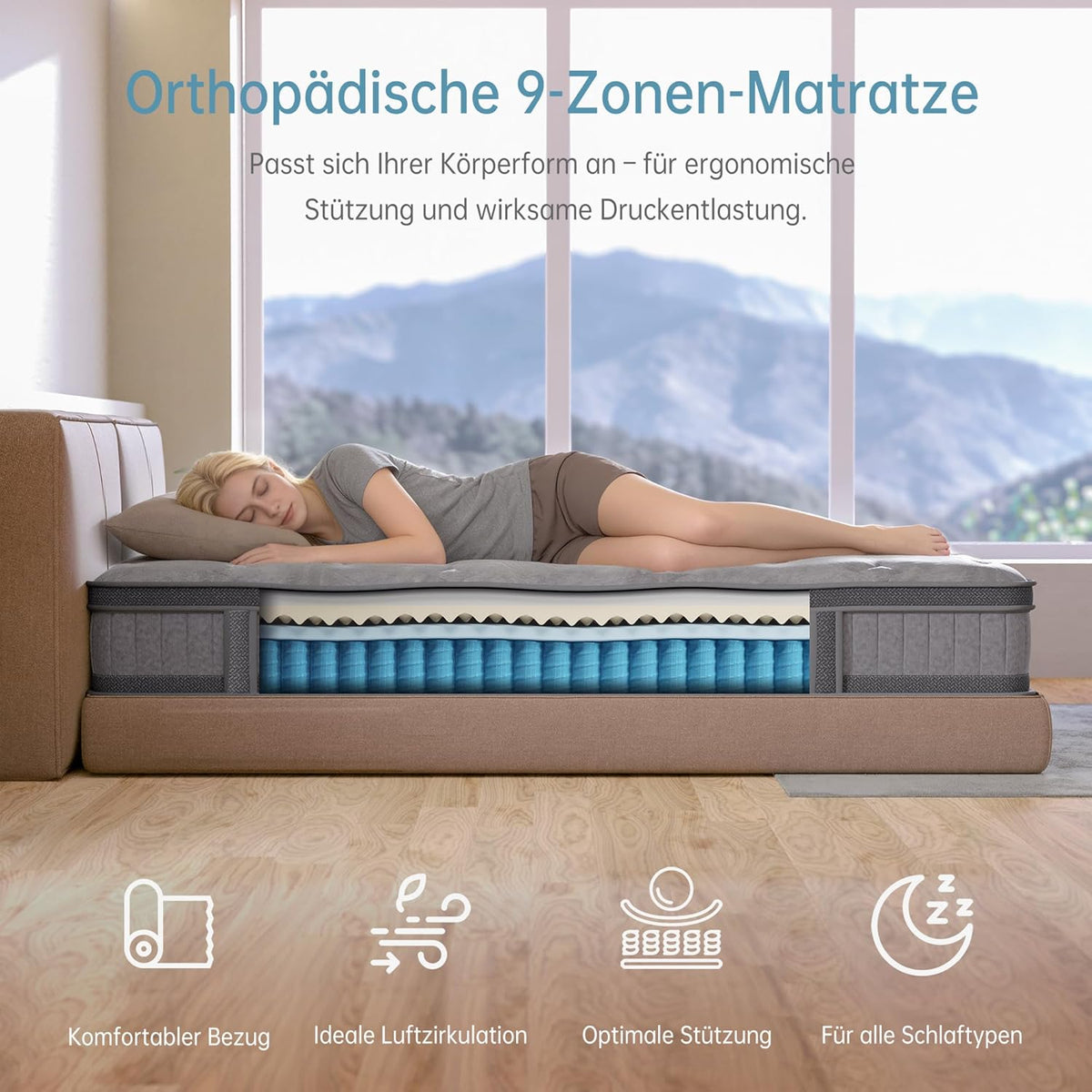 TeQsli Mattresses 200 cm 25 cm