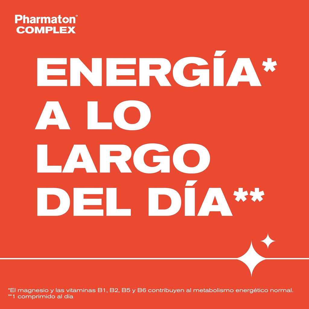 Pharmaton Complex - Multivitamin with Ginseng G115-100 Tablets - Physical & Mental Energy - Vitamins for Fatigue