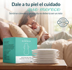 Postpartum Pads Cotton 100 Per Hundred 32 Units Ultra Absorbent Hypoallergenic Chlorine Free Postnatal Pads Maternity Soft Protection Postpartum Recovery Hygiene Intimate Breast
