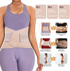 Postpartum Abdominal Belt, Postpartum Recovery Belt, Pregnant Belt with Double Adjustment Straps, Breathable Pregnancy Girdle, Postpartum Girdle (Beige)