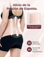 momcozy Ergowrap Postpartum Abdominal Recovery, Postpartum Caesarean Girdle with 3D Compression and Lumbar Support, Invisible Lumbar Band for Women, Soft and Breathable, Oyster Pink