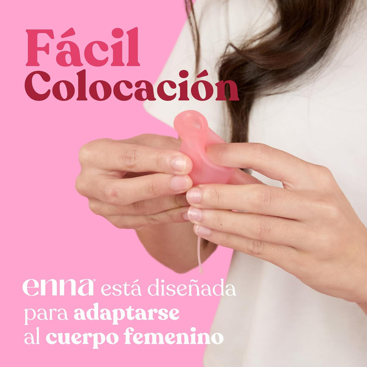 Enna Cycle Easy Menstrual Cup Size S – Pack of 2 Cups + Steriliser Box | Medical Silicone | Made in Spain | Reusable | Up to 12 Hours of Protection