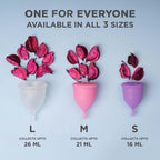 Pee Safe Reusable Menstrual Cup for Women - Small Size with Pouch|Ultra Soft, Odour and Rash Free|100% Medical Grade Silicone |No Leakage | Protection for Up to 8-10 Hours | US FDA Registered,Pack of 1