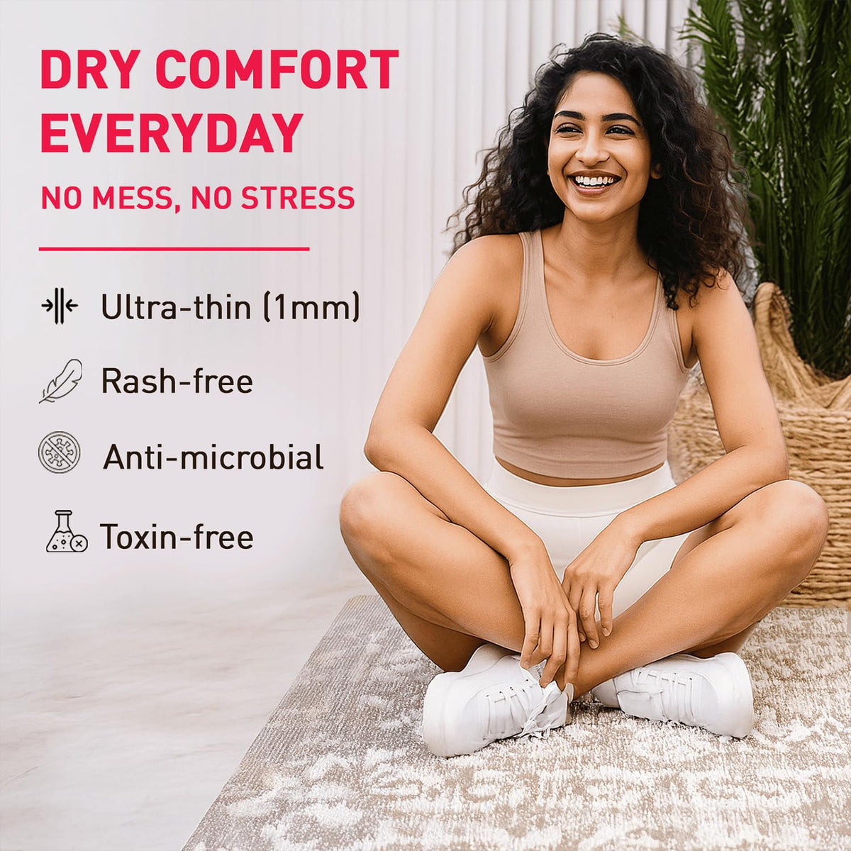 Sirona Daily Use Panty Liners for Women with Aloe Vera - 40 Pcs (Pack of 2) | Cottony Soft Pantyliners Pad with Antimicrobial Properties | Ultra Thin & Better Stickiness