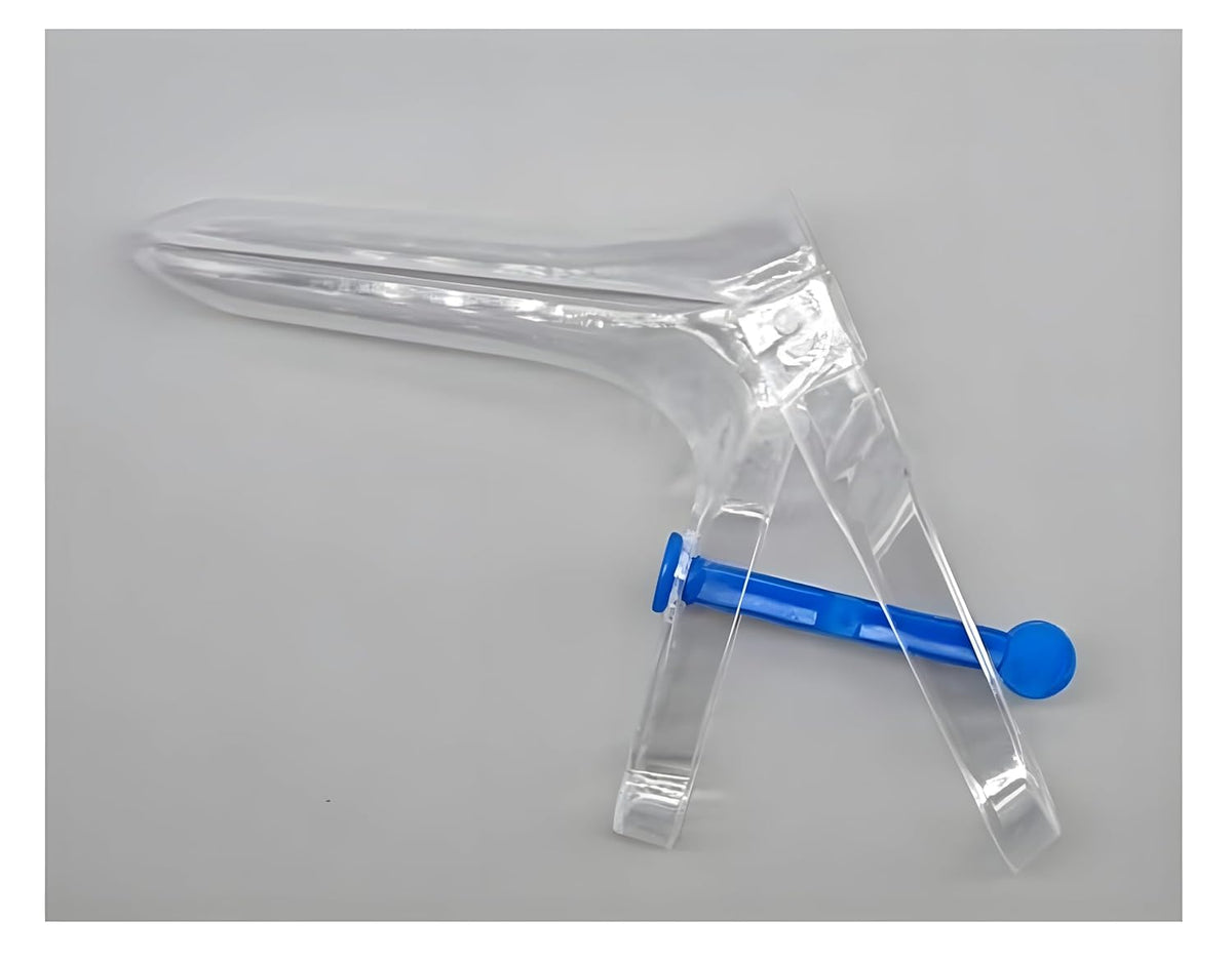OTICA Disposable Vaginal Speculum | One Hand Locking Design, Clear Polystyrene & Latex Free| Small Size (Pack of 25)