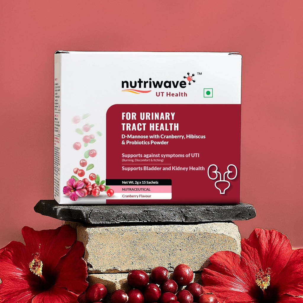 UT Health | UTI Prevention & Urinary Tract Support | With Cranberry Extract, D-Mannose, Hibiscus & 2 Probiotics | Helps Reduce Burning & Pain | Cranberry Flavour, 30 x 2g Powder Sachets